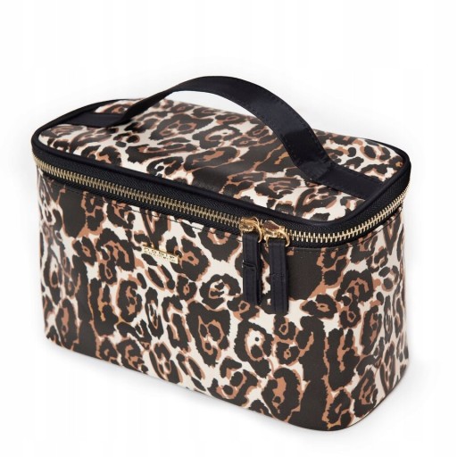 Kosmetyczka damska z lusterkiem Noble Leopard