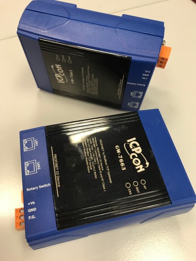 Bramka konwerter PROFINET na Modbus TCP GW-7663