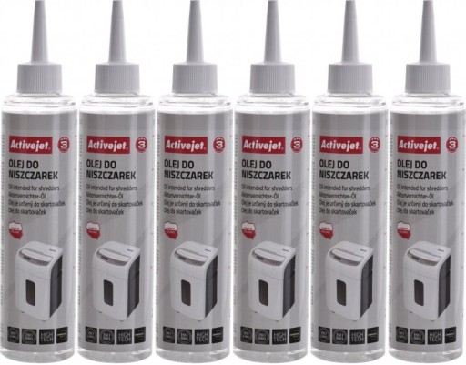 Olej do niszczarek Activejet ASO-250 250ml x6