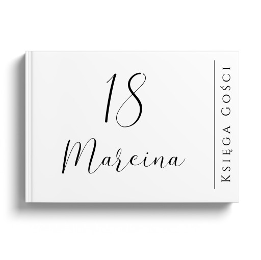 Ekskluzywna Księga Gości na 18 Urodziny - Personalizowana Pamiątka!