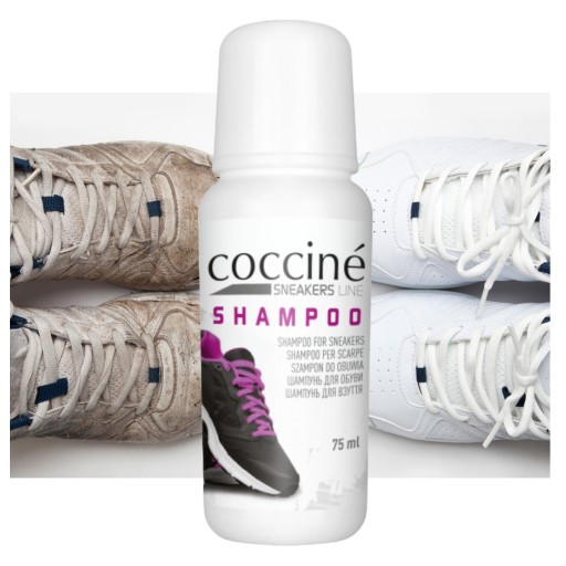 Impregnat szampon do obuwia Coccine zamsz materiały tekstylne 75 ml