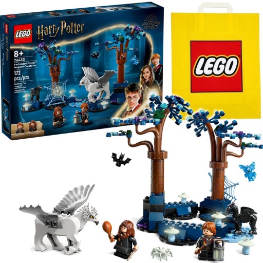 LEGO 76432 HARRY POTTER Zakazany Las: magiczne stworzenia + TORBA LEGO