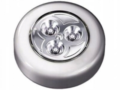 LAMPKA 3x LED SAMOPRZYLEPNA NA BATERIE DOTYKOWA