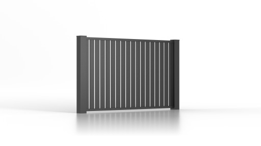 Przęsło aluminiowe panel ogrodzenie palisadowe płot purista producent