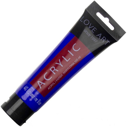 FARBA AKRYLOWA LOVEART 100ml - Ultramarine 443