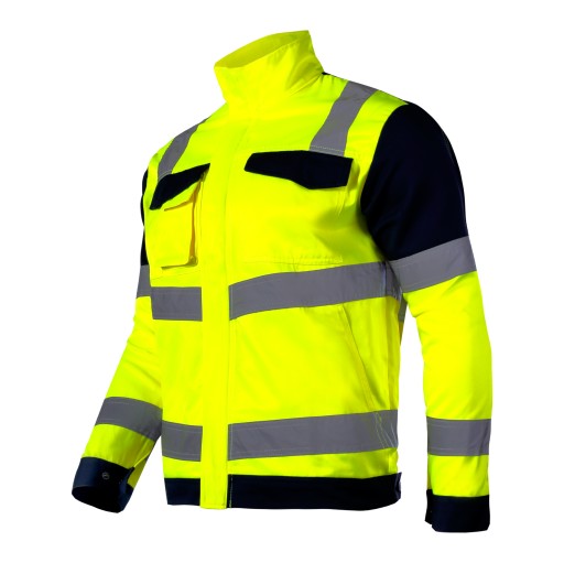 LAHTI PRO Kurtka robocza ostrzegawcza letnia 3XL