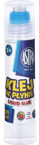 KLEJ W PŁYNIE TRANSPARENTNY BEZBARWNY 50 ML ASTRA
