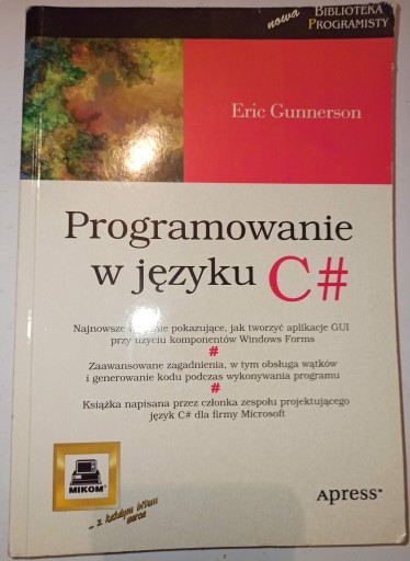 PROGRAMOWANIE W JĘZYKU C Eric Gunnerson