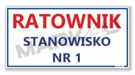 Ratownik stanowisko nr 1| Druk UV | Basen Kąpielis