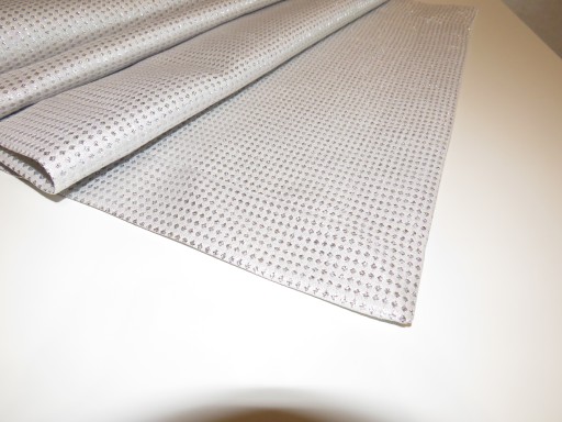 BIEŻNIK GLAMOUR srebrna nitka 40 x 138 cm