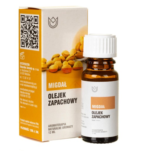 OLEJEK ZAPACHOWY MIGDAŁ USUWA NIEPRZYJEMNE ZAPACHY