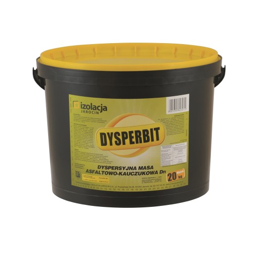 DYSPERBIT - 20 kg masa do izolacji dachów i konserwacji o kolorze czarnym