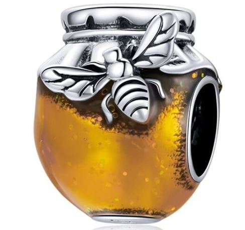 Charms miód pszczoła honey srebro s925