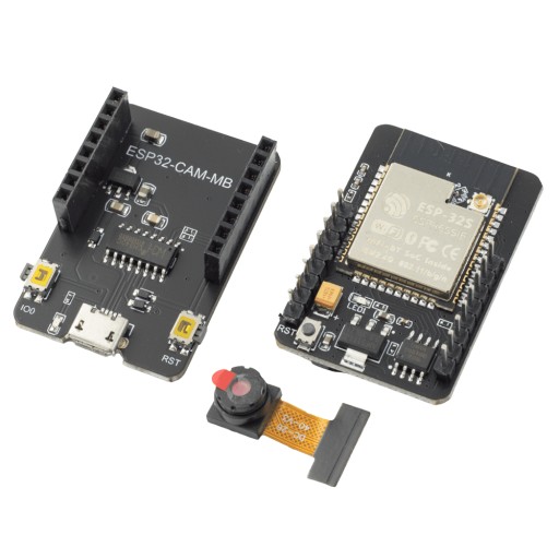 ESP32 CAM kamera i programator z WiFi i BLE 4.2 OV2640 2Mpx Bluetooth U.FL