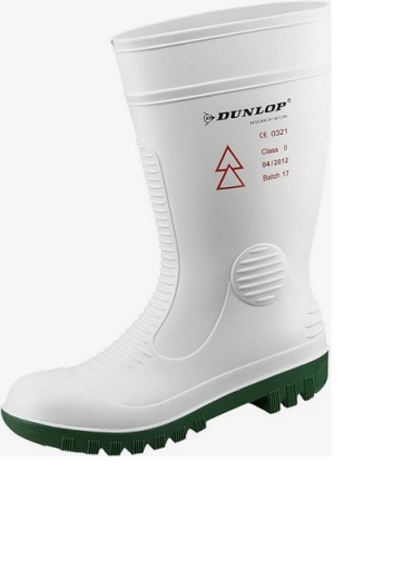 DUNLOP KALOSZE BHP BIAŁE kalosze męskie wysokie r. 46