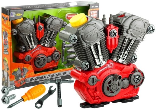 SILNIK ZESTAW MECHANIKA DO ROZKRĘCANIA I SKRĘCANIA