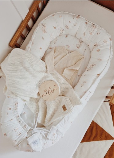 DUŻY KOKON BAWEŁNA PREMIUM mama gąska gąski