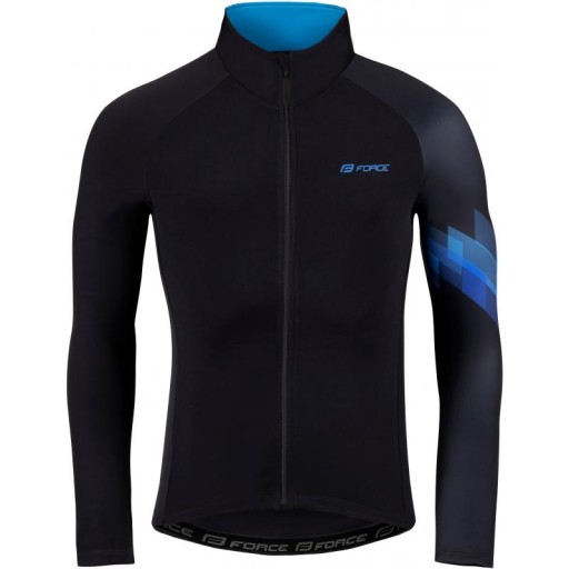 Force Jersey Ridge długa czarno-niebieska XL