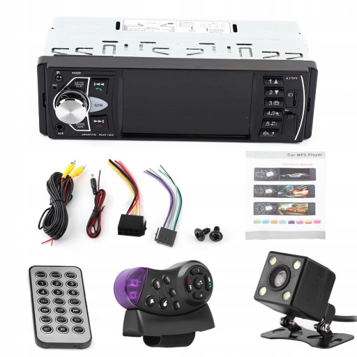RADIO SAMOCHODOWE SAMOCHÓD MP5 DC 12 V 22cmx8cm