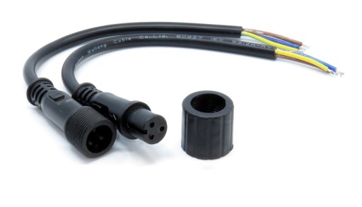 Złączka hermetyczna z przewodem, 3-pin, 40cm