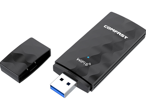 AX1800 ADAPTER KARTA SIECIOWA WiFi Wi-Fi NA USB Z ANTENAMI 1800Mbps 5GHz