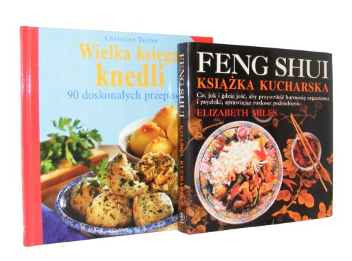 KSIĄŻKA KUCHARSKA FENG SHUI - Miles TWARDA +GRATIS
