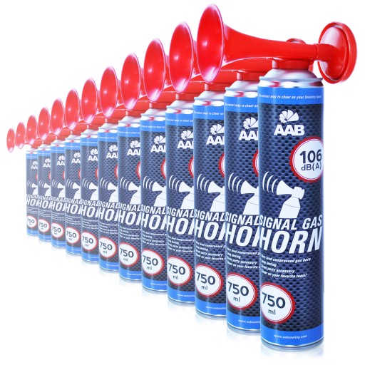 AAB TRĄBKA-KLAKSON MEGA GŁOŚNA FANFARA 750ml x12