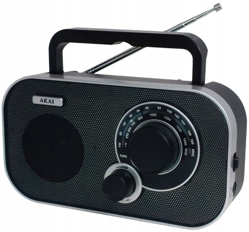 KOMPATKOWE RADIO FM MW AKAI APR-5112 AM-FM