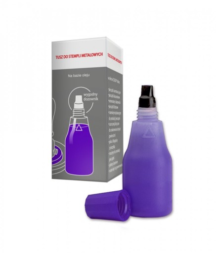 Tusz do pieczątek metalowych fioletowy Colop 25 ml