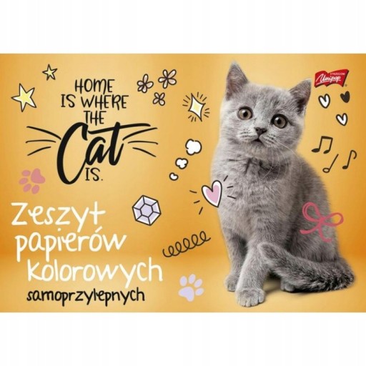 PAPIER KOLOROWY 80g B4 SAMOPRZYLEPNY UNIPAP