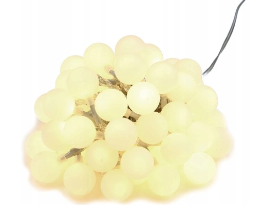 GIRLANDA OGRODOWA LAMPKI NA ZEWNĄTRZ 15M 50 LED