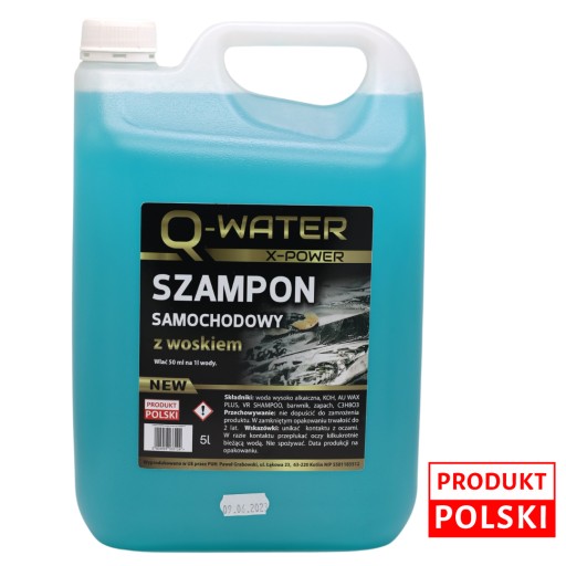 SZAMPON DO MYCIA SAMOCHODU Z WOSKIEM