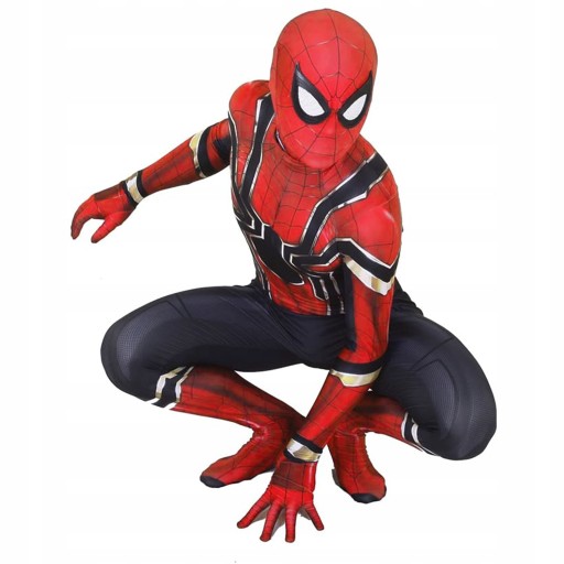 NOWOŚĆ KOSTIUM STRÓJ SPIDERMAN IRON 140