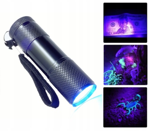 LATARKA UV LED DO SZUKANIA BURSZTYNU BURSZTYNÓW