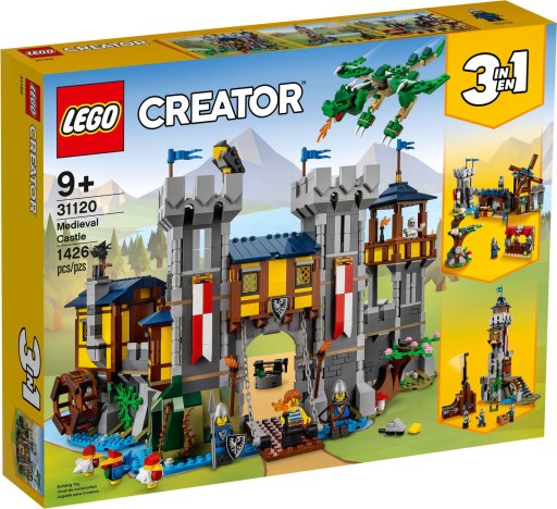 LEGO 31120 CREATOR 3w1 - ŚREDNIOWIECZNY ZAMEK