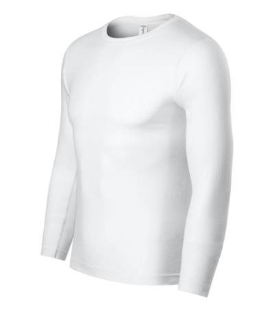 Koszulka Męska z Długim Rękawem LONGSLEEVE BLUZA P75 roz. 2XL Biała
