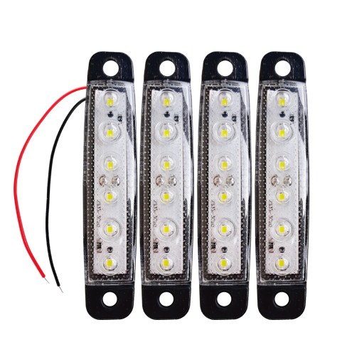 LAMPKI ŚWIATŁO OBRYSOWE OBRYSÓWKI LED ZESTAW 4 SZT