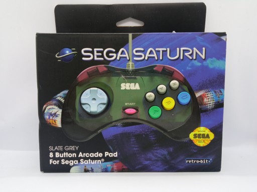 Kontroler Retro-Bit Official SEGA Saturn Slate Grey