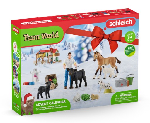 SCHLEICH 98643 KALENDARZ ADWENTOWY KONIE FARMA