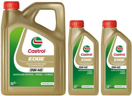 OLEJ SILNIKOWY CASTROL EDGE 0W40 C3 LL-04 6L