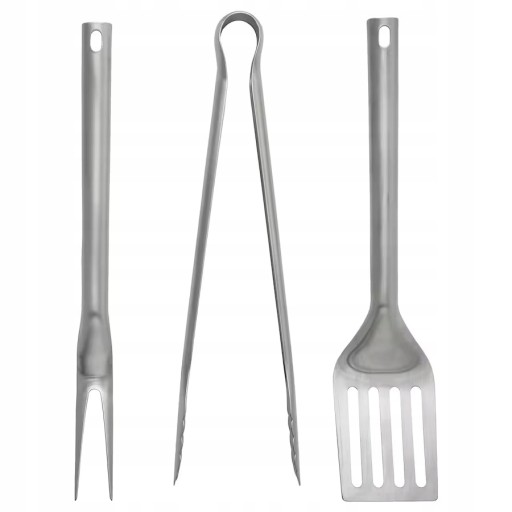 IKEA GRILLTIDER Zestaw do grilla grillowania 3szt