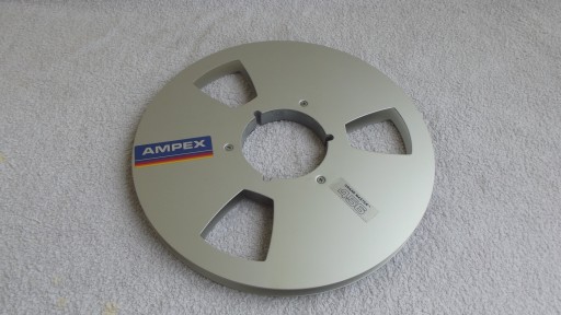 Szpula aluminiowa AMPEX 465 na taśmę 26,5 cm 1/2 calla