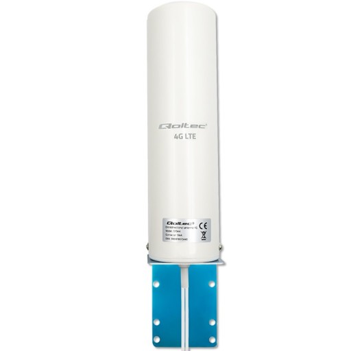 Qoltec Silna Antena 4G LTE DUAL 5dBi Pozioma dookólna zewnętrzna 600 Mb/s