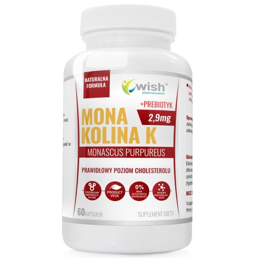 Monakolina K Obniża Cholesterol Czerwony ryż 60k