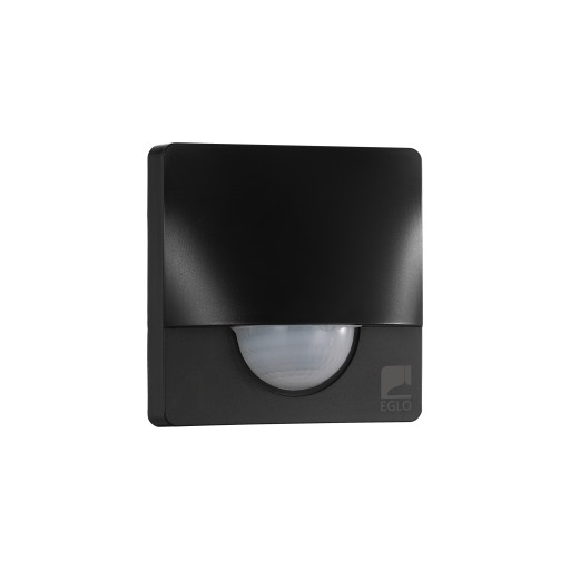 Eglo 97465 - Zewnętrzny czujnik ruchu DETECT ME 3 12 m czarny IP44