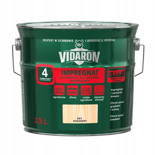 VIDARON IMPREGNAT GRUNT BEZB. 2,5L