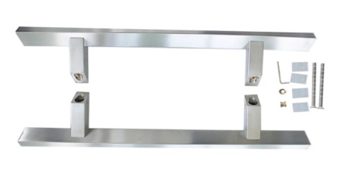 ANTABA POCHWYT INOX DO FURTKI DRZWI 45° 1000MM