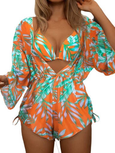 STRÓJ kąpielowy bikini 3w1 bikini kombinezon S129