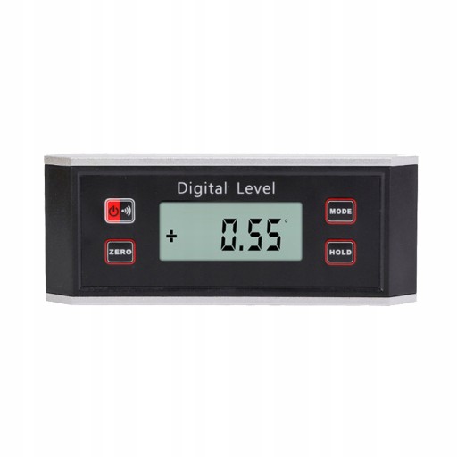 POZIOMICA ELEKTRONICZNA CYFROWA WYŚWIETLACZ LCD