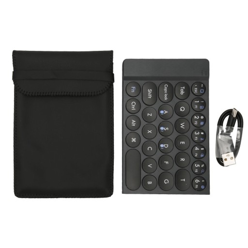 wireless folding keyboard type c charge bt5.0 auto sleep slim light portabl